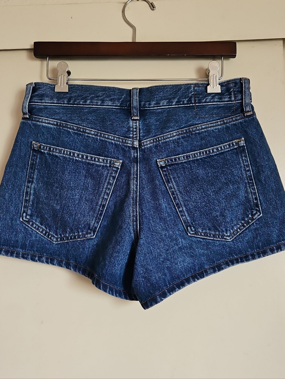 J.Crew Medium Blue High-Waist Denim Shorts Size 25 - Picture 2 of 8